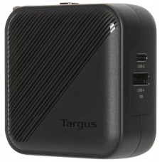 CARGADOR PORTATIL TARGUS 65 W GAN CHARGER - MULTI PORT - WITH TRAVEL ADAPTERS