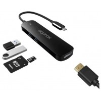 DOCKING USB-C APPROX APPC45 A 2XUSB 3.0 5Gbps 1XHDMI