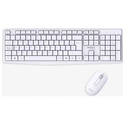 TECLADO Y MOUSE APPROX WIRELESS APPMX420W 2.4GHz TECLADO Y MOUSE APPROX WIRELESS APPMX420W 2.4GHz
