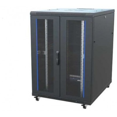 2LAN Armario Suelo 22U 19" 800X600 desmontado sin