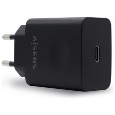 CARGADOR USB-C PD3.0 1XUSB-C 20W NEGRO AISENS