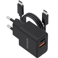 CARGADOR AISENS ASCH-20W2P084-BK CARGADOR AISENS ASCH-20W2P084-BK