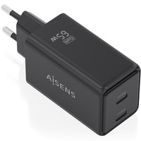 CARGADOR AISENS ASCH-65W2P079-BK