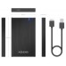 AISENS - CAJA EXTERNA 2,5" ASE-2527B 9.5MM SATA A USB 3.0/USB3.1 GEN1, NEGRA