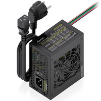 AISENS - FUENTE ALIMENTACION SFX 500W CON CABLE DE ALIMENTACION OEM, NEGRA