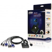 Aten CS22U interruptor KVM Negro (Espera 4 dias)