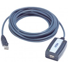 ATEN Cable extensor USB 2.0 de 5 m (soporta conexión en cadena hasta 25 m) (Espera 4 dias)