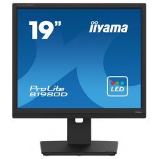 MONITOR IIYAMA 19" B1980D-B5, 1280 x 1024, 60HZ, 5 MS, VGA, DVI, REG ALT, GIRO, INCL, PIVOT (Espera 4 dias)