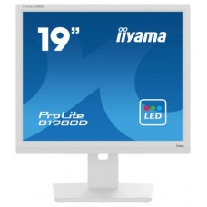 MONITOR IIYAMA 19" B1980D-W5, 1280 x 1024, 60HZ, 5 MS, VGA, DVI, REG ALT, GIRO, INCL, PIVOT, BLANCO (Espera 4 dias)