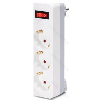 ENCHUFE DE CONVERSION ALEMAN 1 A 3 16A CON INTERRUPTOR BLANCO/GRIS AIGOSTAR (Espera 4 dias) ENCHUFE DE CONVERSION ALEMAN 1 A 3 16A CON INTERRUPTOR BLANCO/GRIS AIGOSTAR (Espera 4 dias)