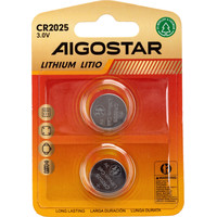 PILA DE BOTON CR2025 3V 2 UDS AIGOSTAR (Espera 4 dias)