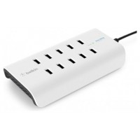 HUB USB 2.0 BELKIN 10 Puertos 2.4Amp USB CHARGER