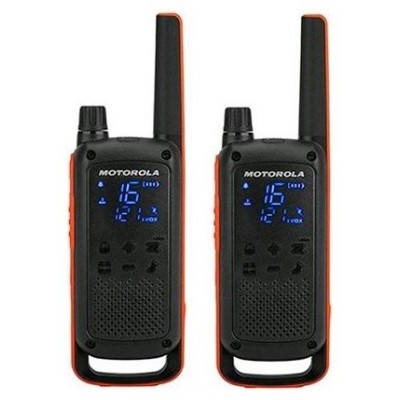 WALKIE-TALKIE MOTOROLA TLKR-T82 NEGRO PACKS 2