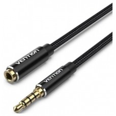CABLE AUDIO ESTEREO JACK 3.5/H 2xRCA/M 3 M NEGRO VENTION (Espera 4 dias)