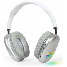 AURICULARES GEMBIRD BHP-LED-02-W BLANCO MICROFONO BT