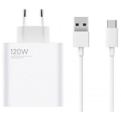 CARGADOR XIAOMI 120W HYPER CHARGING COMBO (TYPE-A) EU (Espera 4 dias)