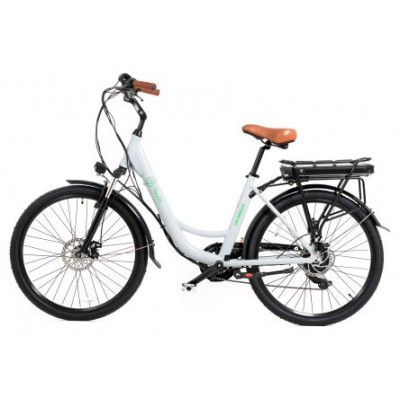YOUIN EBIKE YOU-RIDE LOS ANGELES - PASEO - RUEDA 26&rdquo; - BAT. EXTRAIBLE -BLANCO (Espera 4 dias)