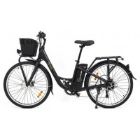 YOUIN YOURIDE Paris - PASEO - RUEDA 26&rdquo; - BAT. INTEGRADA Y EXTRAIBLE - NEGRA (Espera 4 dias)