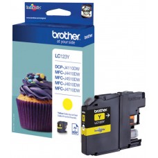 TINTA BROTHER LC-123Y AMARILLO (Espera 4 dias)