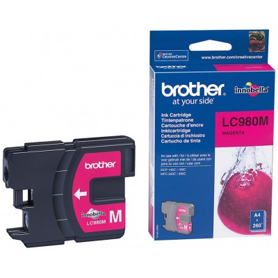 TINTA BROTHER LC-980M MAGENTA 260PAG (Espera 4 dias)