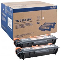 TONER BROTHER TN3390 PACK 2UD 24000PAG (Espera 4 dias)