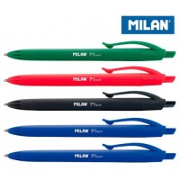 BLÍSTER 5 BOLÍGRAFOS P1 TOUCH (2 AZUL, NEGRO, ROJO Y VERDE) MILAN BWM10321 (Espera 4 dias)