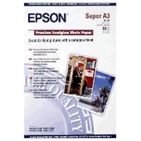 Epson Papel Fotografico Semibrillo (Premium SemiGlossy Photo) A3+, 20 Hojas - 250g.