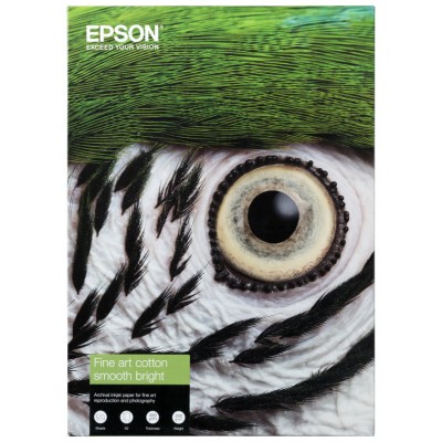 EPSON papel Fine Art Cotton Smooth Bright 300 g/m2 - A3+