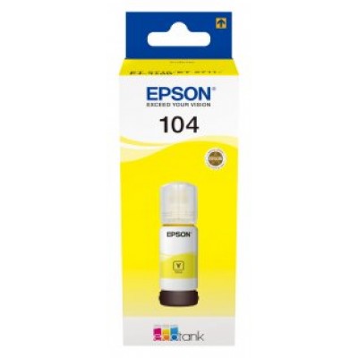 TINTA EPSON 104 ORI AMARILLO C13T00P440