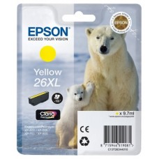 Epson Claria Premium Cartucho Amarillo 26XL Alta(Blister + Alarma acustico/Radiofrecuencia)