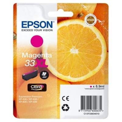 TINTA EPSON 33XL ORI MAGENTA C13T33634012