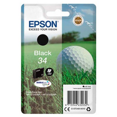 EPSON Singlepack Black 34 DURABrite Ultra Ink