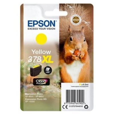 TINTA EPSON 378XL ORI AMARILLO C13T37944010