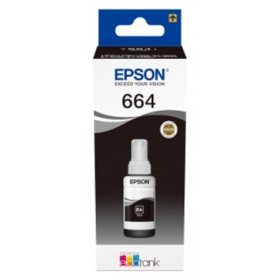 Epson Botella Tinta Ecotank T6641 Negro