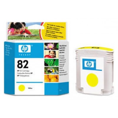 HP Designjet 500/800/815, 10PS/20PS/50PS/120 Cartucho Amarillo Nº82, 69ml.