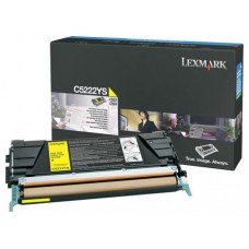 Lexmark C522, C524, C53x Cartucho toner amarillo (3K)