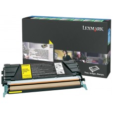 Lexmark C522, C524, C53x Yellow Return Program Corporate Cartridge