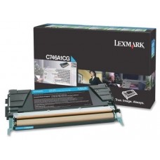 LEXMARK 746DN/746DTN/746N/748DE/748DTE/748E Cartucho de toner Cian Retornable