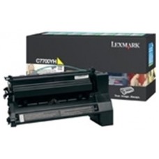 LEXMARK C-770/772 Cartucho Amarillo Alto Rendimiento Retornable