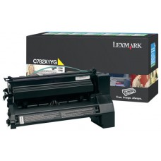 LEXMARK C-782/X-782 Cartucho de impresion Amarillo retornable (15.000 pag)