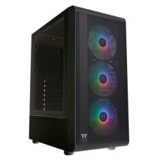 CAJA THERMALTAKE S200 TG ATX 2XUSB 3.0 ARGB SIN FUENTE NEGRO