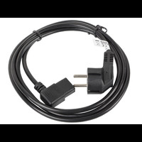 CABLE DE ALIMENTACION LANBERG SCHUKO CEE 7/7 A IEC320 C13 ACODADO 3M