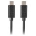 CABLE LANBERG USB C 3.1 GEN 1 MACHO/MACHO 0.5M NEGRO