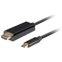 CABLE USB-C A HDMI LANBERG MACHO/MACHO 4K 60HZ 3M NEGRO