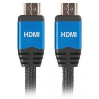 CABLE HDMI LANBERG MACHO/MACHO V2.0 CU 4K PREMIUM 3M NEGRO