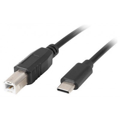 CABLE USB LANBERG USB-C M A USB-B M 2.0 1.8M FERRITA NEGRO