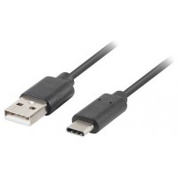 CABLE LANBERG USB C MACHO A USB A 3.1 MACHO 1.8M NEGRO