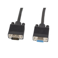 CABLE VGA LANBERG MACHO HEMBRA FERRITA NEGRO 3 M CABLE VGA LANBERG MACHO HEMBRA FERRITA NEGRO 3 M
