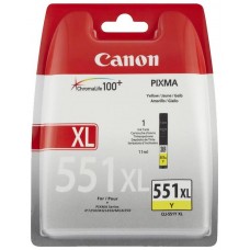 TINTA CANON CLI-551XLY  AMARILLO ALTA CAPACIDAD (Espera 4 dias)