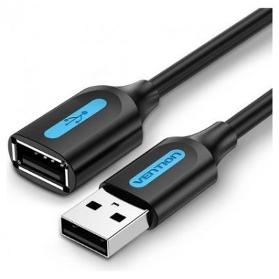 CABLE ALARGADOR USB 2.0 M/H 3 M NEGRO VENTION (Espera 4 dias)